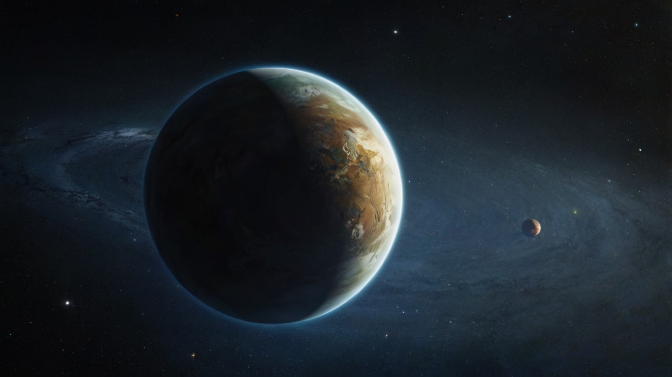 Planeta en el espacio